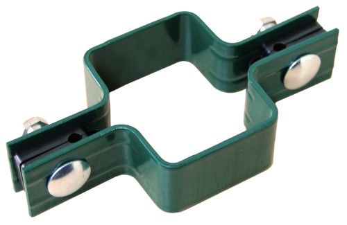 Хомут для 3D забора 80*80 мм фото ТОО KAZTOR